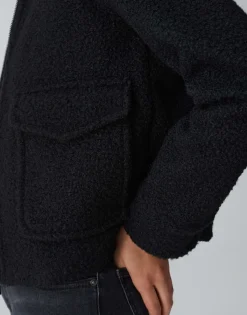 Damen OPUS Jacken / Mäntel | Blazer / Westen^Kurzjacke Holma Schwarz Online Bestellen