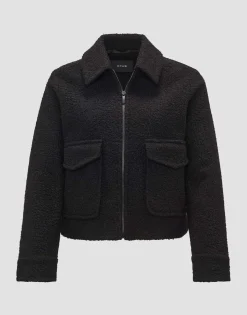 Damen OPUS Jacken / Mäntel | Blazer / Westen^Kurzjacke Holma Schwarz Online Bestellen