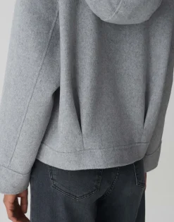 Damen OPUS Jacken / Mäntel | Blazer / Westen^Kurzjacke Jetty Grau Online Bestellen