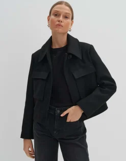 Damen OPUS Jacken / Mäntel^Kurzjacke Najali Schwarz Online Bestellen