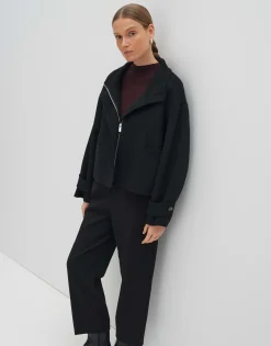Damen OPUS Jacken / Mäntel^Kurzjacke Varah Detail Schwarz Online Bestellen