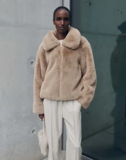 Damen OPUS Jacken / Mäntel^Kurzjacke Variah Beige Online Bestellen