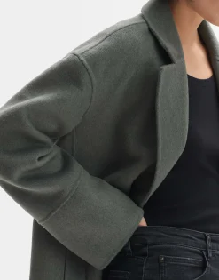 Damen OPUS Jacken / Mäntel^Kurzmantel Hatilde Grün Online Bestellen