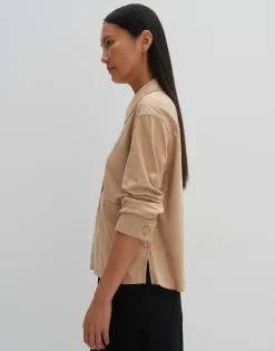 Damen OPUS Blusen^Langarmbluse Zelura Beige Online Bestellen