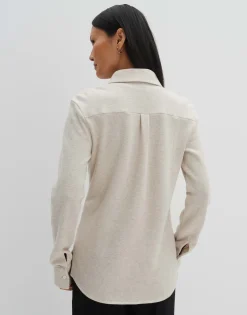 Damen OPUS Blusen^Langarmbluse Zunara Beige Online Bestellen