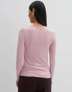 Damen OPUS Basics | Shirts^Langarmshirt Kalia Rosé Online Bestellen