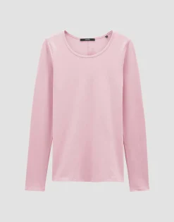 Damen OPUS Basics | Shirts^Langarmshirt Kalia Rosé Online Bestellen