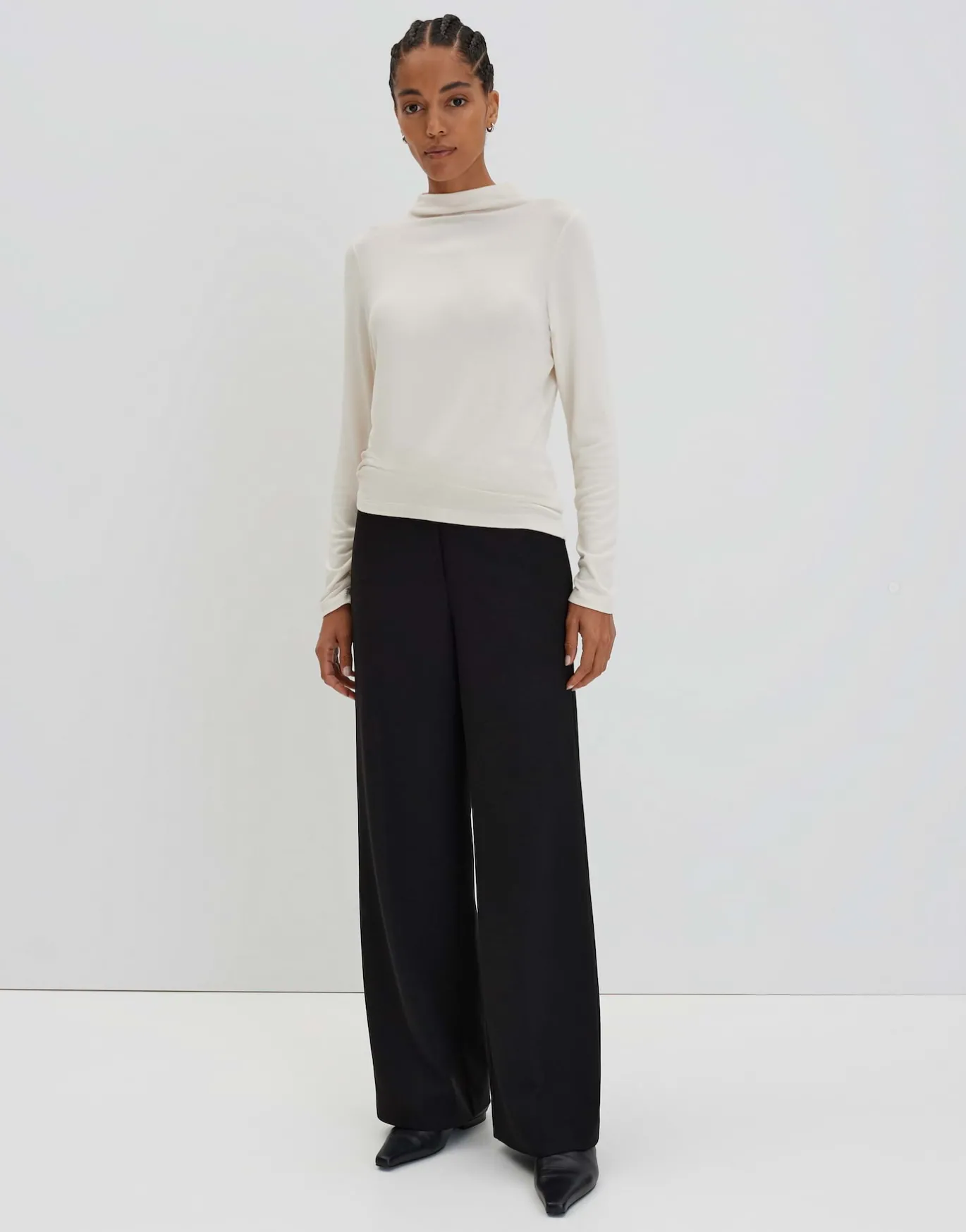 Damen OPUS Shirts^Langarmshirt Kesia Weiß Online Bestellen