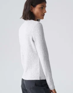 Damen OPUS Shirts^Langarmshirt Snowi Grau Online Bestellen
