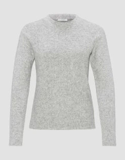 Damen OPUS Shirts^Langarmshirt Snowi Grau Online Bestellen