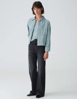 Damen OPUS Basics | Shirts^Langarmshirt Sorana Blau Online Bestellen