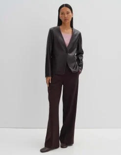 Damen OPUS Blazer / Westen^Lederblazer Noebe Rot Online Bestellen