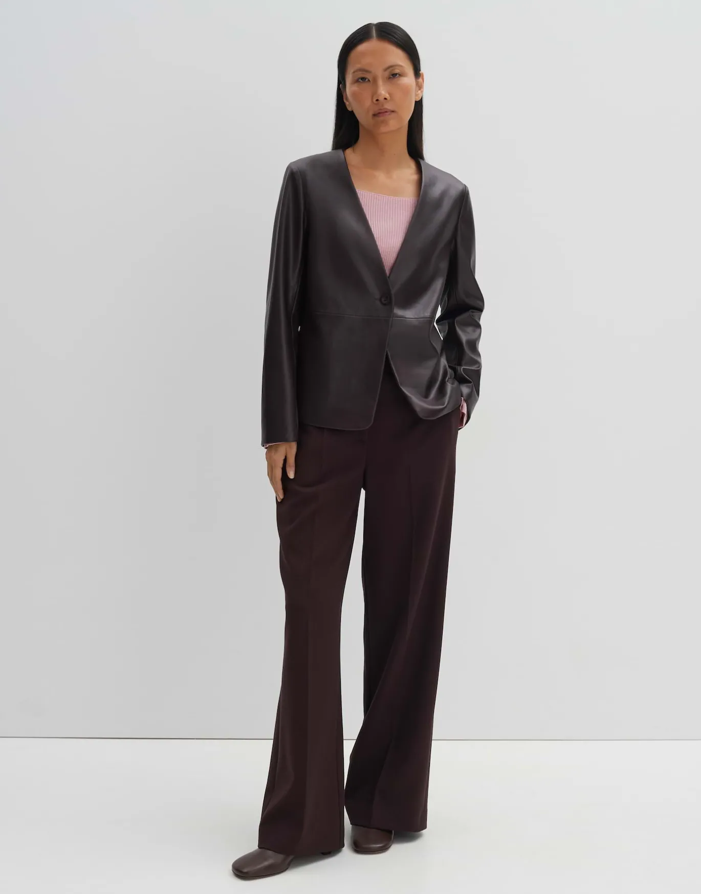 Damen OPUS Blazer / Westen^Lederblazer Noebe Rot Online Bestellen