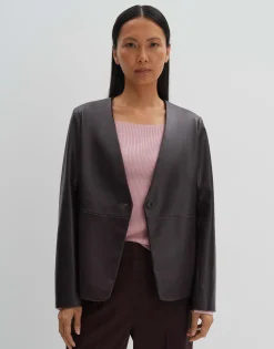 Damen OPUS Blazer / Westen^Lederblazer Noebe Rot Online Bestellen