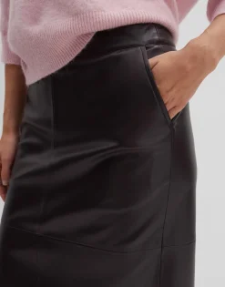 Damen OPUS Röcke^Lederrock Ofiona Rot Online Bestellen