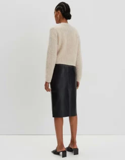 Damen OPUS Röcke^Lederrock Ofiona Schwarz Online Bestellen