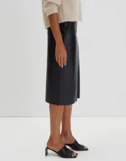 Damen OPUS Röcke^Lederrock Ofiona Schwarz Online Bestellen