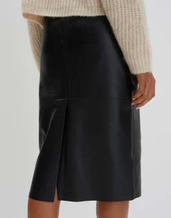 Damen OPUS Röcke^Lederrock Ofiona Schwarz Online Bestellen