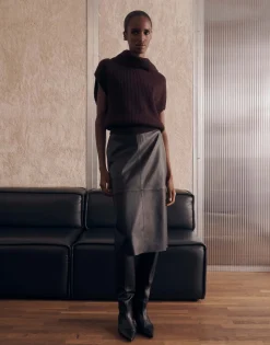 Damen OPUS Röcke^Lederrock Ofiona Schwarz Online Bestellen