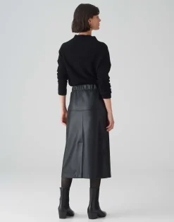 Damen OPUS Röcke^Lederrock Rufani Schwarz Online Bestellen