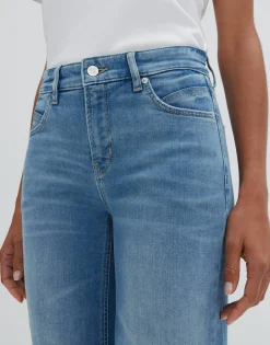 Damen OPUS Jeans^Long Flared Jeans Carie Blau Online Bestellen