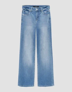Damen OPUS Jeans^Long Flared Jeans Carie Blau Online Bestellen