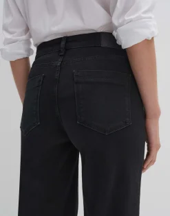 Damen OPUS Jeans^Long Flared Jeans Carie Iconic Schwarz Online Bestellen