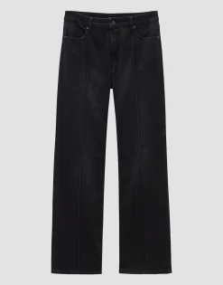 Damen OPUS Jeans^Long Flared Jeans Carie Line Schwarz Online Bestellen