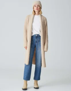 Damen OPUS Strick^Longstrickjacke Dulina Beige Online Bestellen