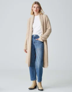 Damen OPUS Strick^Longstrickjacke Dulina Beige Online Bestellen