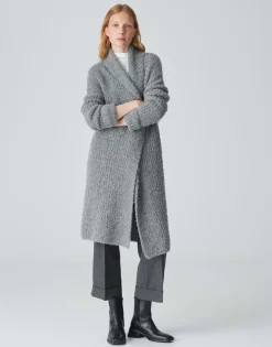 Damen OPUS Strick^Longstrickjacke Dulina Grau Online Bestellen