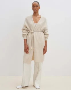 Damen OPUS Strick^Longstrickjacke Taleja Beige Online Bestellen