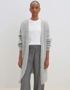 Damen OPUS Strick^Longstrickjacke Taleja Grau Online Bestellen