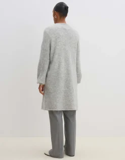 Damen OPUS Strick^Longstrickjacke Taleja Grau Online Bestellen