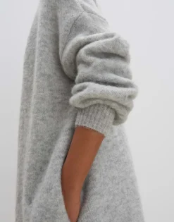 Damen OPUS Strick^Longstrickjacke Taleja Grau Online Bestellen