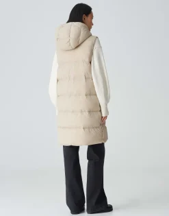 Damen OPUS Jacken / Mäntel | Blazer / Westen^Longweste Wigilo Beige Online Bestellen