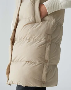 Damen OPUS Jacken / Mäntel | Blazer / Westen^Longweste Wigilo Beige Online Bestellen