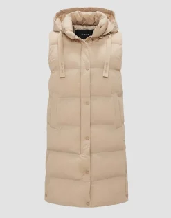 Damen OPUS Jacken / Mäntel | Blazer / Westen^Longweste Wigilo Beige Online Bestellen