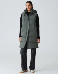 Damen OPUS Jacken / Mäntel | Blazer / Westen^Longweste Wigilo Grün Online Bestellen