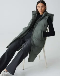 Damen OPUS Jacken / Mäntel | Blazer / Westen^Longweste Wigilo Grün Online Bestellen