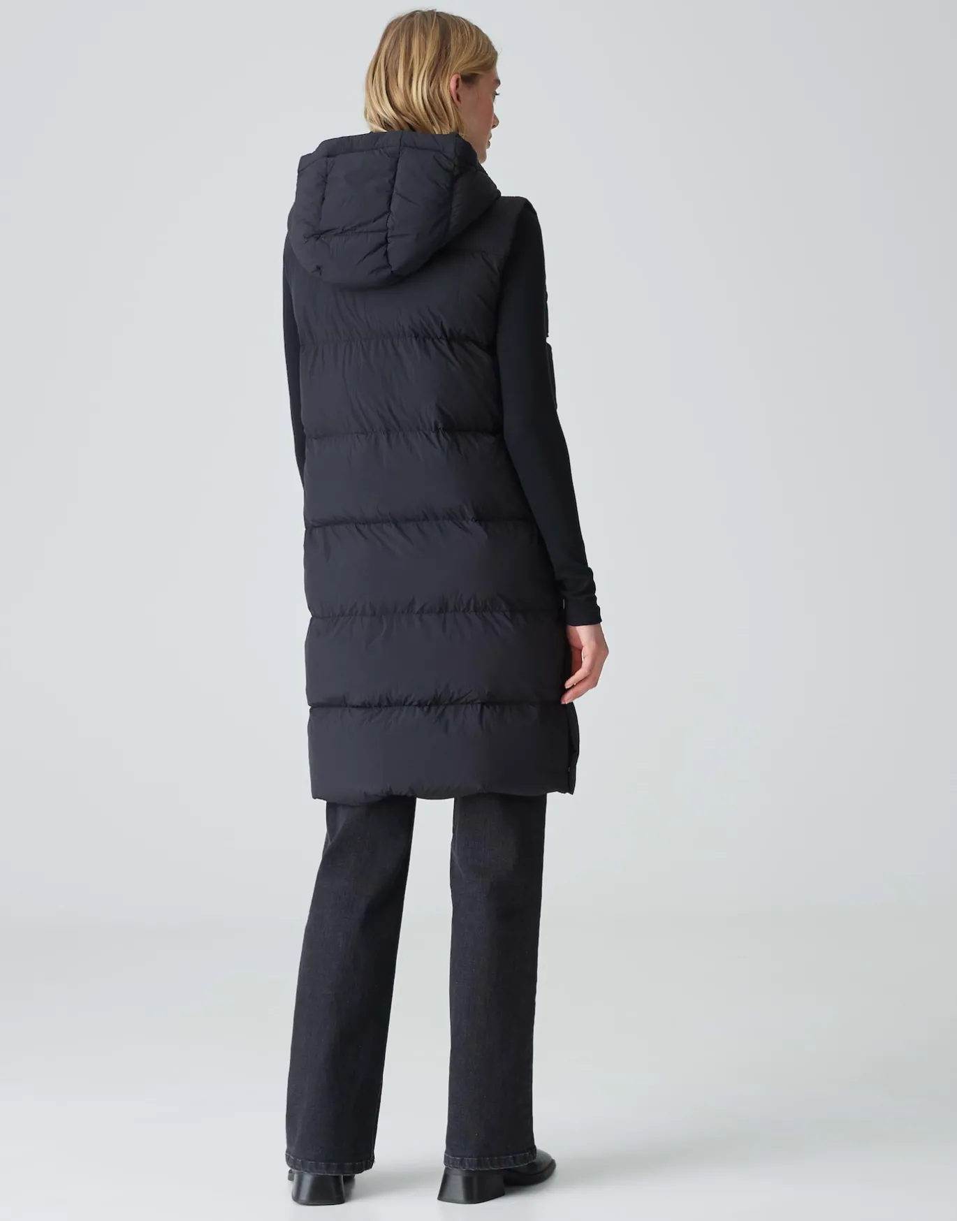 Damen OPUS Jacken / Mäntel | Blazer / Westen^Longweste Wigilo Schwarz Online Bestellen
