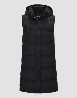 Damen OPUS Jacken / Mäntel | Blazer / Westen^Longweste Wigilo Schwarz Online Bestellen