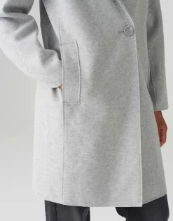 Damen OPUS Jacken / Mäntel^Mantel Hotane Grau Online Bestellen