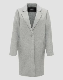 Damen OPUS Jacken / Mäntel^Mantel Hotane Grau Online Bestellen