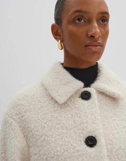 Damen OPUS Jacken / Mäntel^Mantel Viluna Weiß Online Bestellen