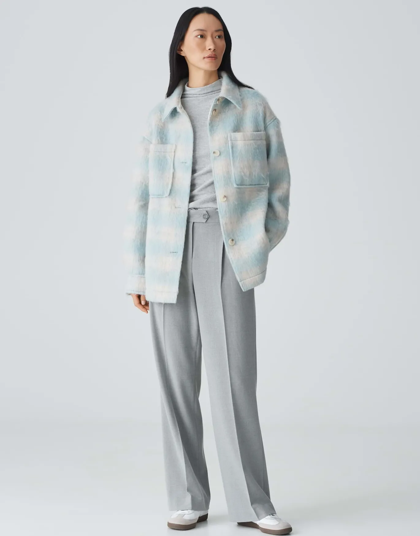 Damen OPUS Blazer / Westen^Overshirt Jelma Blau Online Bestellen