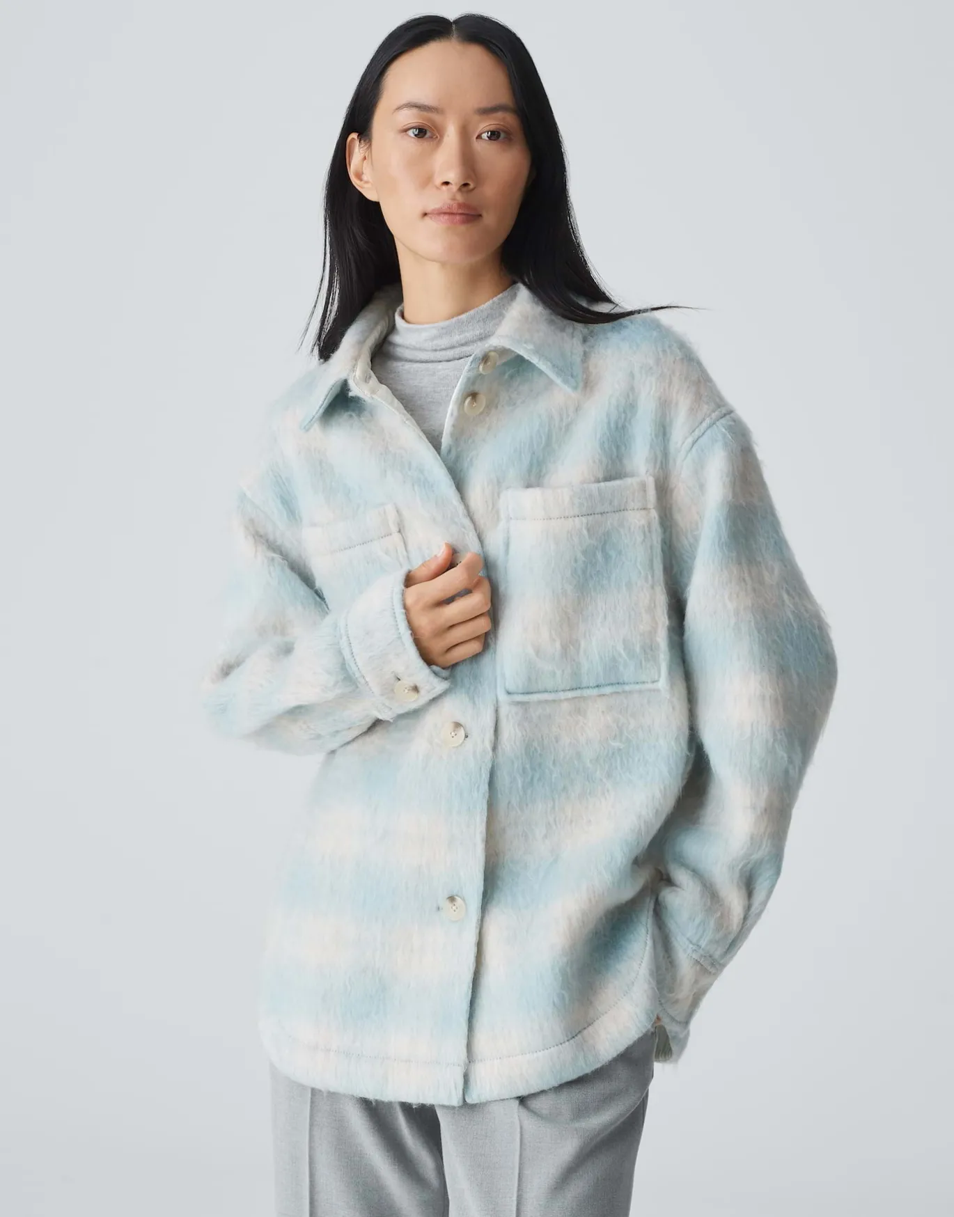 Damen OPUS Blazer / Westen^Overshirt Jelma Blau Online Bestellen