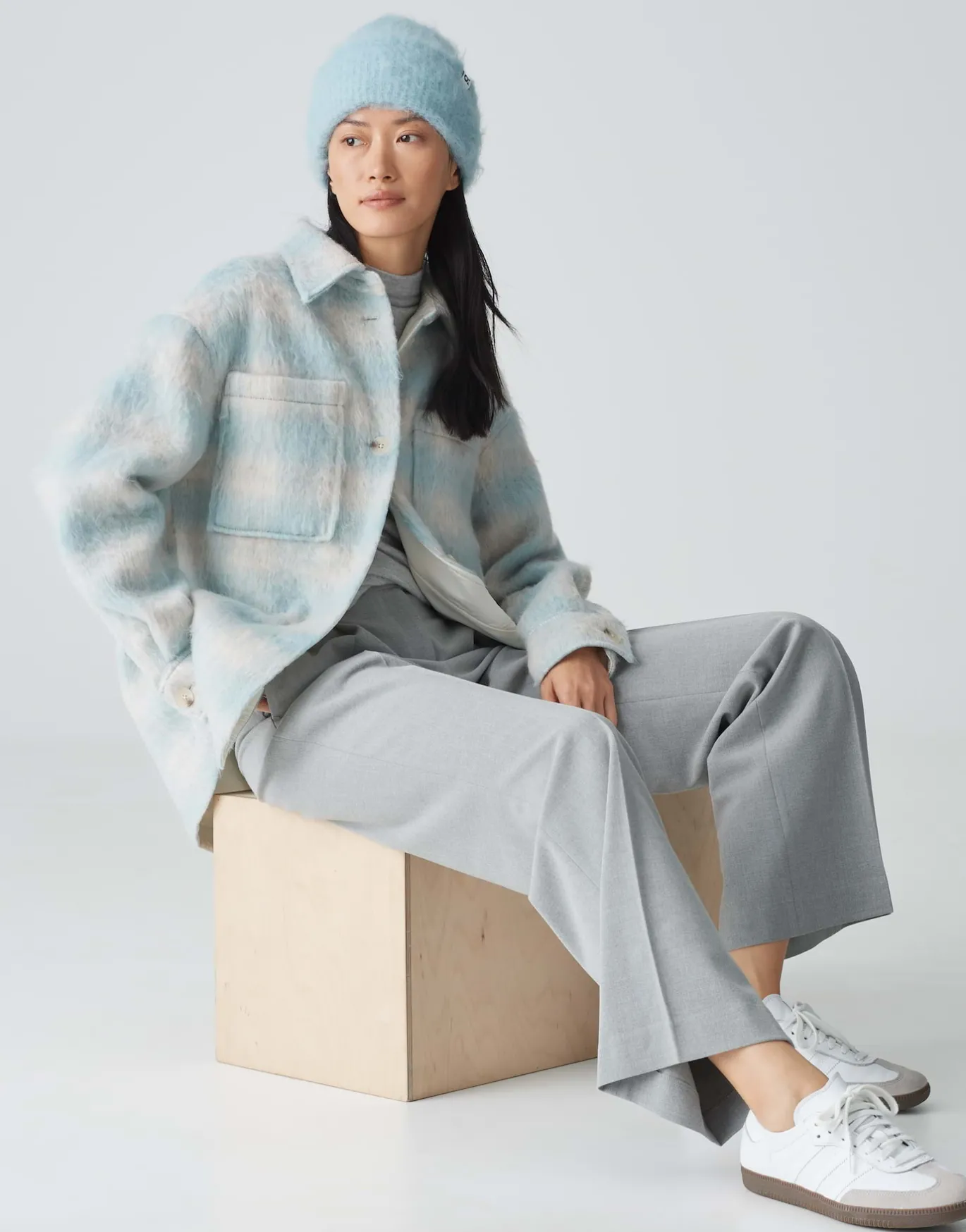 Damen OPUS Blazer / Westen^Overshirt Jelma Blau Online Bestellen