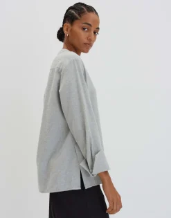 Damen OPUS Blusen^Oversize Bluse Zanell Grau Online Bestellen