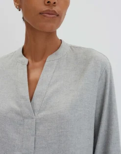 Damen OPUS Blusen^Oversize Bluse Zanell Grau Online Bestellen